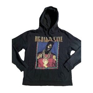 Big Daddy Kane Retro Graphic Pullover Hoodie – Black – Unisex No Size